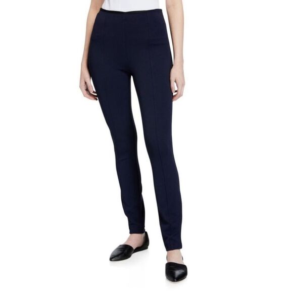 THE ROW Bosso Navy High-Waist Pants Size Medium - Picture 1 of 10